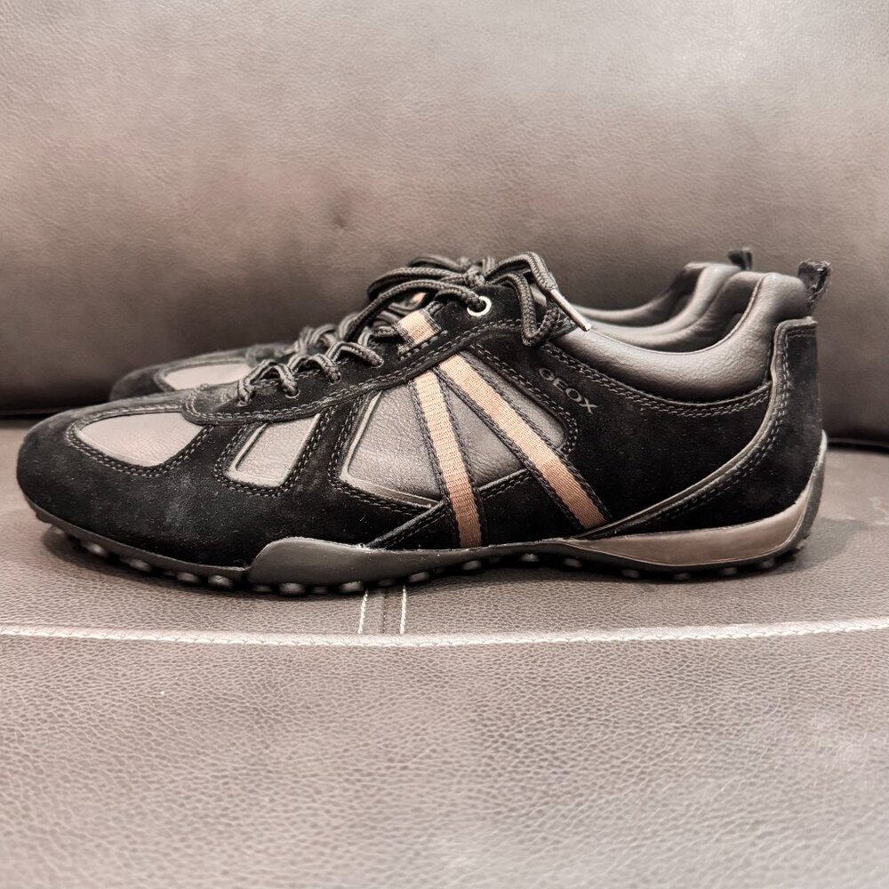 NIB Mens Geox Respira Sneakers Black size 11